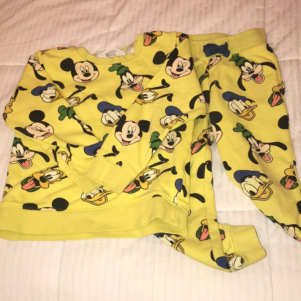 H&M Disney sweatshirt and pants